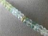 ESTATE 101.54CT DIAMOND & AAA AQUAMARINE 18K YELLOW GOLD BY THE YARD NECKLACE