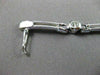 ESTATE WIDE 1.20CT DIAMOND 14KT WHITE GOLD ETOILE SOLID BRACELET STUNNING #19274