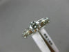 ANTIQUE .52CT DIAMOND 18K WHITE GOLD 3D FILIGREE SOLITAIRE ENGAGEMENT RING #6195