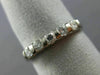 ESTATE .35CT DIAMOND 14K WHITE GOLD 5 STONE WEDDING ANNIVERSARY RING #14603