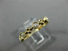 .25CT DIAMOND 14K YELLOW GOLD 3D 5 STONE FILIGREE SEMI ETERNITY ANNIVERSARY RING