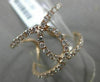 ESTATE WIDE .64CT DIAMOND 18KT ROSE GOLD 3D OPEN LOVE KNOT INFINITY LOVE RING FG