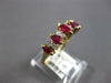 .89CT DIAMOND & AAA RUBY 14KT YELLOW GOLD 3D ROUND & MARQUISE ANNIVERSARY RING