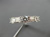 ESTATE 1.95CT ROUND & BAGUETTE DIAMOND 14K WHITE GOLD 3D ANNIVERSARY RING #20670