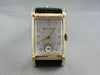 ANTIQUE 14KT GOLD SQUARE FACE BULOVA MEN'S WATCH SIMPLE & CLASSIC #21622