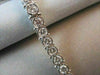 ANTIQUE WIDE  9.0CT 14KT WHITE GOLD DIAMOND TENNIS BRACELET SIMPLY BEAUTIFUL