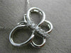ESTATE LARGE .30CT DIAMOND 14KT WHITE GOLD 3D FLYING BUTTERFLY PENDANT #21923