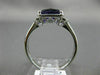 1.62CT DIAMOND & AAA AMETHYST 14KT WHITE GOLD THREE STONE FILIGREE PROMISE RING