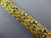 ESTATE WIDE 1.36CT DIAMOND 18KT YELLOW GOLD 3D HANDCRAFTED MULTI LEAF BRACELET