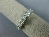 ESTATE .40CT DIAMOND 14KT WHITE GOLD 5 STONE CIRCULAR ANNIVERSARY RING #18143