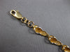 ESTATE 14KT YELLOW GOLD 3D CLASSIC 5MM MULTI SLIPPER FUN LOVE BRACELET #27918