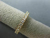 ESTATE .43CT DIAMOND 14KT ROSE GOLD 3D CLASSIC SEMI ETERNITY ANNIVERSARY RING