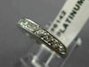 ANTIQUE .50CT OLD MINE DIAMOND PLATINUM CLASSIC WEDDING ANNIVERSARY RING #6142