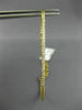 ESTATE .38CT DIAMOND 18K YELLOW GOLD CLASSIC BAR FLEXIBLE LOVE BANGLE BRACELET