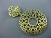 ESTATE LARGE .75CT DIAMOND & MULTI GEM 14K 2 TONE GOLD BOHEMIAN GREEN EARRINGS