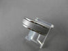 ESTATE 14KT WHITE GOLD MATTE & SHINY WEDDING ANNIVERSARY BAND RING 6mm #23155