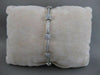 ANTIQUE 2.25CTW DIAMOND 18KT WHITE GOLD PAVE FILIGREE BRACELET 6MM WIDE #16473