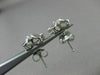 ANTIQUE .14CT DIAMOND BUTTERFLY 14KT WHITE GOLD EARRINGS SIMPLY AMAZING!! #21312