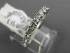 ESTATE .85CT DIAMOND 18K WHITE GOLD SEMI ETERNITY ROUND WEDDING ANNIVERSARY RING