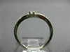 ESTATE .25CT DIAMOND 14KT WHITE GOLD 2 STONE CRISS CROSS SEMI ETERNITY LOVE RING