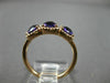 ESTATE WIDE 1.48CT DIAMOND & AAA AMETHYST 14K ROSE GOLD PAST PRESENT FUTURE RING