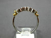 ESTATE .50CT DIAMOND 14KT WHITE & YELLOW GOLD FIVE STONE ANNIVERSARY RING #4297