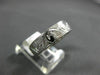 ANTIQUE 14KT WHITE GOLD 3D FLORAL CLASSIC FILIGREE MILGRAIN WEDDING RING #1056