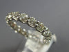 1.12CT DIAMOND 14KT WHITE GOLD 3D SHARED PRONG ETERNITY WEDDING ANNIVERSARY RING