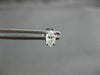 ESTATE .55CT MARQUISE CUT DIAMOND 14KT WHITE GOLD 3D CLASSIC STUD EARRINGS #5163