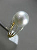 ESTATE .32CT DIAMOND 14KT WHITE & YELLOW GOLD AAA SOUTH SEA PEARL MULTI ROW RING