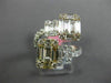 ESTATE WIDE 2.40CT DIAMOND 18KT TRI COLOR GOLD 3D SEMI ETERNITY CRISS CROSS RING