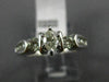 ESTATE .80CT ROUND & MARQUISE DIAMOND 14KT WHITE GOLD 3D CLASSIC ENGAGEMENT RING