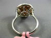 ESTATE WIDE 1.74CT WHITE & PINK DIAMOND 18KT WHITE & ROSE GOLD ANNIVERSARY RING
