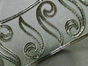 ESTATE WIDE 5.30CT DIAMOND 14K BLACK GOLD 3D FILIGREE MULTI LEAF BANGLE BRACELET