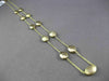 ESTATE 14KT YELLOW GOLD SHINY & MATTE OVAL LINK BY THE YARD NECKLACE BEAUTIFUL