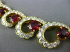 ESTATE LARGE 36.0CT DIAMOND & AAA RUBY 18KT WHITE & YELLOW GOLD CHOKER NECKLACE