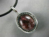 LARGE 9.91CT DIAMOND & AAA CABOCHON TOURMALINE 18KT WHITE GOLD 3D OVAL PENDANT