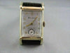 ANTIQUE 14KT GOLD SQUARE FACE BULOVA MEN'S WATCH SIMPLE & CLASSIC #21622
