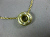 ESTATE .15CT DIAMOND 14KT YELLOW GOLD 3D ETOILE CIRCLE OF LIFE PENDANT #21994