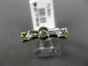 ESTATE .68CT ROUND & BAGUETTE DIAMOND 14K TWO TONE GOLD WEDDING ANNIVERSARY RING