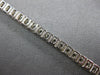 ESTATE .95CT DIAMOND 14KT WHITE GOLD CLASSIC ROUND CHANNEL PRONG TENNIS BRACELET