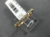 ESTATE .19CT DIAMOND 14KT ROSE GOLD CURVE SEMI ETERNITY WEDDING ANNIVERSARY RING