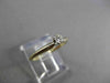 ESTATE .10CT DIAMOND 14KT TWO TONE GOLD CLASSIC SOLITAIRE FRIENDSHIP RING #23780