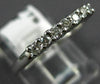 ESTATE .25CT DIAMOND 14KT WHITE GOLD CLASSIC SEVEN STONE ANNIVERSARY RING 19779