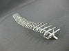 ESTATE WIDE 3.85CT DIAMOND 14K WHITE GOLD FLOATING X DESIGN BRACELET VERY UNIQUE