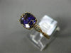 1.85CT DIAMOND & AAA AMETHYST 14K ROSE GOLD DOUBLE HEART OPEN FILIGREE LOVE RING