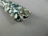 ESTATE MASSIVE 56.94CT WHITE & BLUE DIAMOND 18K WHITE GOLD 3D MULTI ROW BRACELET