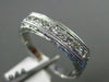 ESTATE .30CT DIAMOND 18K WHITE GOLD 3D FILIGREE WEDDING ANNIVERSARY RING #16944