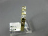 ESTATE .85CT DIAMOND 14KT YELLOW GOLD 5 STONE CHANNEL ANNIVERSARY RING #17425
