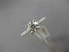 ESTATE .92CT DIAMOND 14KT WHITE GOLD 3D LUCIDA ROUND SOLITAIRE ENGAGEMENT RING